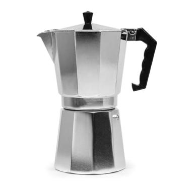 Imagem de Cafeteira Italiana em Alumínio Inox 300ml – Prepara até 6 Xícaras de Café