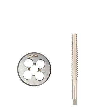 Imagem de Conjunto de torneira e matriz para mão esquerda HSS - TR8 TR10 TR12 TR14 TR16 Ferramentas de rosca para rosqueamento de precisão - 1 peça de torneiras de máquina de aço de alta velocidade para