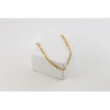 Imagem de Pulseira Masculina Ouro 18k 750 Grumet 4.6 21 Cm Certificado - JOIE JO