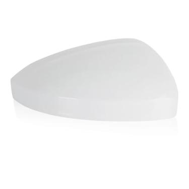 Imagem de Tampa Da Tampa Do Espelho Lateral Da Porta Lateral Compatível Com VW Tiguan AD BW MK2 2017 2018 2019 2020 2021 2022 2023 Substituição Da Guarnição Da Caixa Lateral Do Retrovisor(White Right)