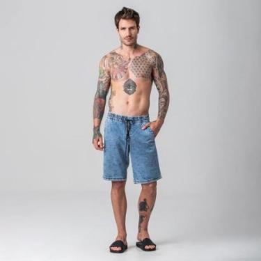 Imagem de Bermuda Jogger Jeans Masculina Rock e Soda-Masculino
