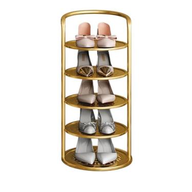 Imagem de Armazenamento de armário de sapatos de metal para entrada - organizador de armário de sapatos pequeno oculto com rack ajustável - ideal para corredores, quartos e dormitórios