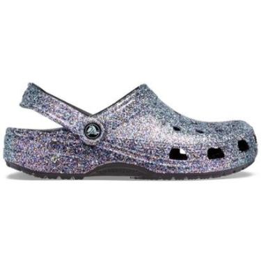 Imagem de Sandália crocs classic glitter clog black/multi-Unissex