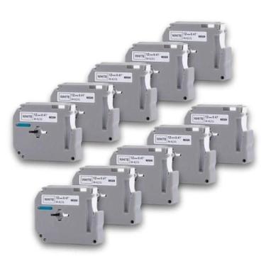 Imagem de Kit 10X Fita Compativel Rotulador Brother Pt-80 PT-M95 Mk231 - IMPORTE