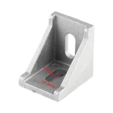 Imagem de Conector De Canto Para Perfil De Alumínio, Suporte De Fixação Para Peç