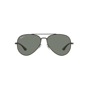 Imagem de Ray-Ban Óculos de sol Aviador Rb3675, Preto/verde polarizado, 58 mm