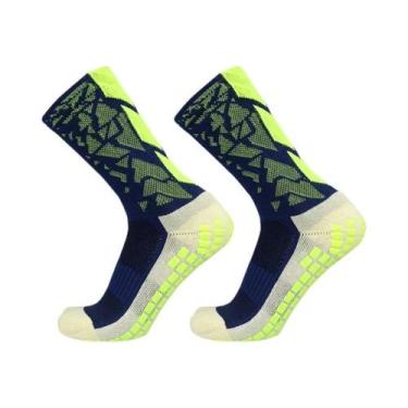 Imagem de Meias De Futebol Antiderrapantes Com Grip De Silicone 1 Par - GIOIO, 2