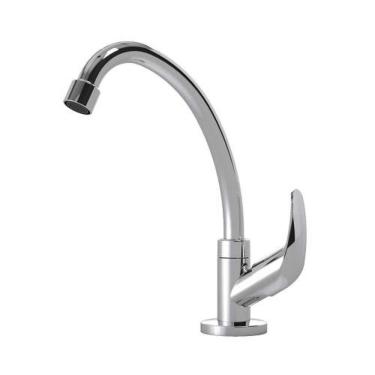 Imagem de Torneira Mesa Bica Móvel Alta 1168 Monocomando Abs 1/4 De Volta Dn15 - Injet Plast