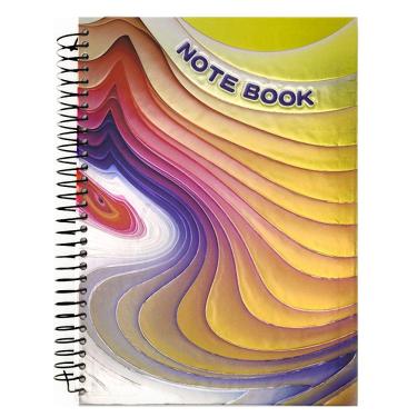 Imagem de Caderno 3d Capa Dura 190 Páginas Espiral Volta Aulas