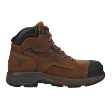 Imagem de Timberland PRO Tênis masculino Helix Hd 15,2 cm composto bico de segurança impermeável industrial e de construção, Marrom - 2024 Novo, 10 Wide