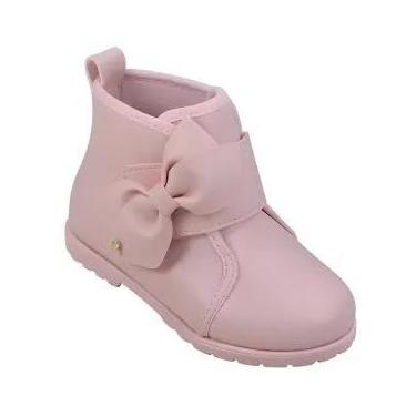 Imagem de Bota Boot Coturno Infantil Pampili Rubi Laço Estilosa Tira Auto Colant