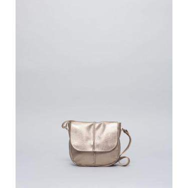 Imagem de Bolsa p Couro Recorte Frontal - Prata Velho - Soulier, Prata velho, U