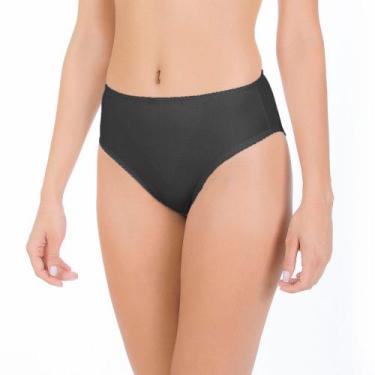 Imagem de Calcinha Cavada Duloren 129519 Reforço Frontal, Preto, EG