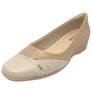 Imagem de Sapatilha Feminina Conforto Casual Moderna Comfortflex, Caqui, Almond,