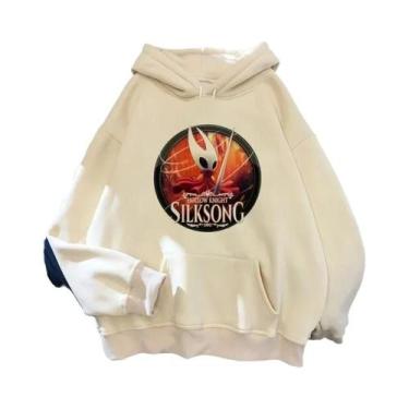 Imagem de Hoodies Masculinos Hollow Knight Ulzzang Grunge Y2k Estilo Estético, P