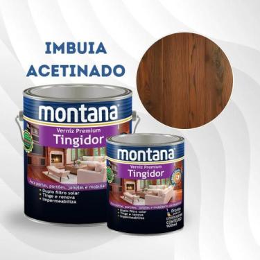 Imagem de Verniz Premium Tingidor Imbuia Acetinado 3,6L Montana Madeira - Montan