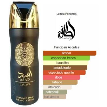 Imagem de Perfume Spray Árabe Feminino e Masculino Original 200ml - Yara, Asad, 