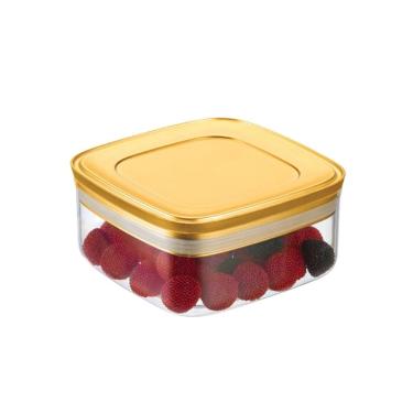 Imagem de Conjunto de Potes Herméticos Arthi em Acrílico Transparente com Tampa com 6 Peças