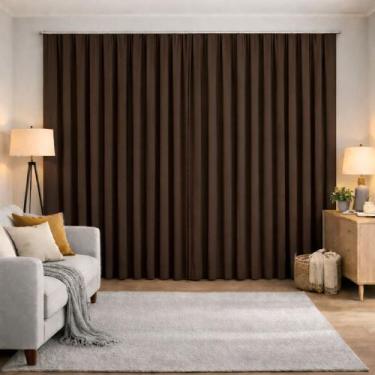 Imagem de cortina para trilho suiço corta luz blecaute brecaute corta luz - Amar