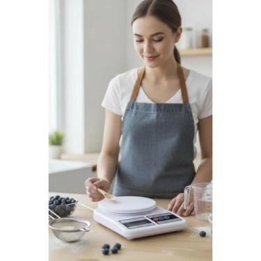Imagem de Balança Digital Cozinha Alta Precisão 10kg Tara Tarefas - Congratulati