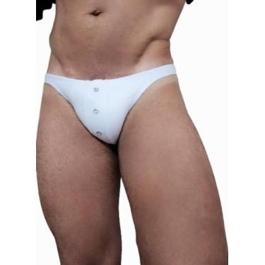 Imagem de Sunga tanga cavada  Ilhós Frente 2 Cm De Lateral - AA COLLECTION, Bran