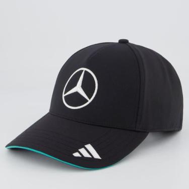 Imagem de Boné Adidas Mercedes Amg Petronas Driver Preto e Verde, Único