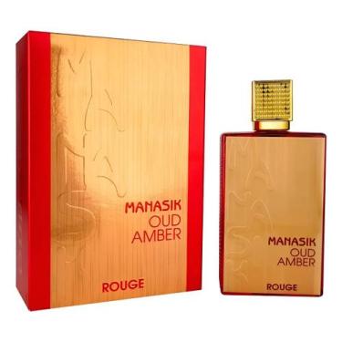 Imagem de Perfume Árabe Manasik Oud Amber Rouge Eau de Parfum 100ml Importado In