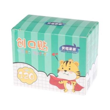 Imagem de Bandagens Adesivas Redondas Impermeáveis E Respiráveis Para Crianças, 