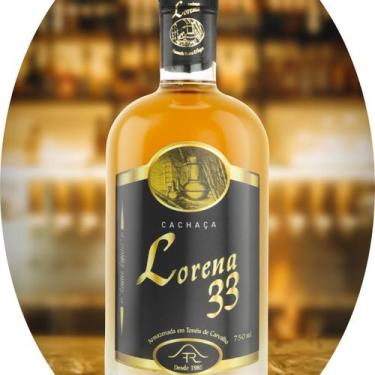 Imagem de Cachaça lorena 33 - estojo c/ 2 taças