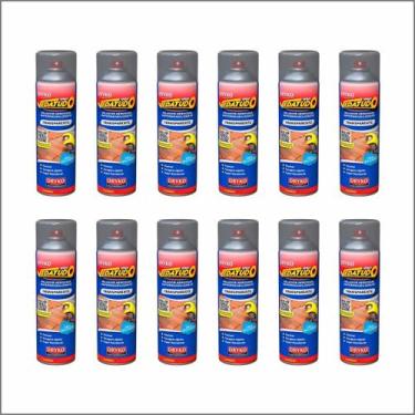 Imagem de 12 Spray Borracha Líquida Multiuso Impermeabilizante Vedação Transpare