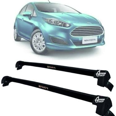 Imagem de Rack Teto Aluminio Prime Ford New Fiesta 13-19 Preto PR159