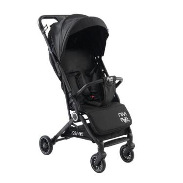 Imagem de Carrinho de Bebê Passeio Vira Berço NIVI Maxi Baby - - Preto, Preto