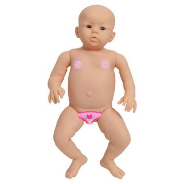Imagem de Molde Menino e Menina Silicone Vinil para Confecção de Bonecas Reborn 