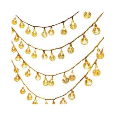 Imagem de Luzes De Cordão LED Em Forma De Bolha 1.5M-6M Alimentadas Por Bateria 