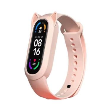 Imagem de Pulseira De Silicone Para Relógio Esportivo Xiaomi Mi Band 9 8 7 6 5 4