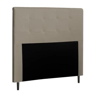 Imagem de Cabeceira Cama Box Casal Queen 160cm Luna I02 Sintético Bege - Mpozenato