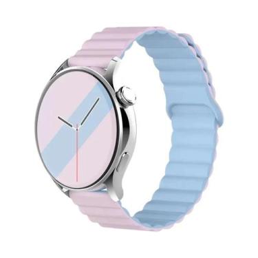 Imagem de Pulseira De Silicone Magnética De 20mm 22mm Para Samsung Galaxy Watch 