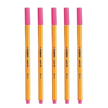 Imagem de Caneta Fineliner 0.4mm Point 88/56 5 Unidades - Stabilo