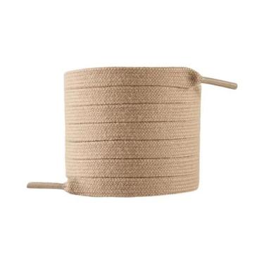 Imagem de Cadarços De Algodão Planos Unissex Para Tênis De Cano Alto AF1 AJ1, Ca