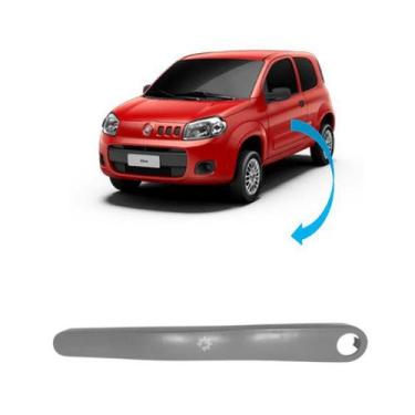 Imagem de Moldura Puxador Manual Porta Traseira Esquerda Uno Original - Fiat