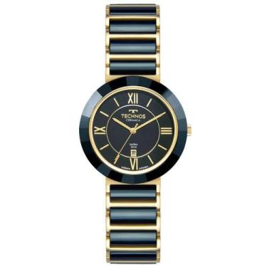 Imagem de Relógio Technos Feminino Ceramic/saphire Dourado - 2015ce/1a