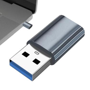 Imagem de Adaptador USB A fêmea para macho OTG+ tipo C fêmea para USB 3.0 - Marc