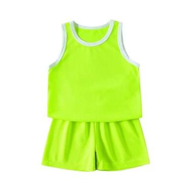 Imagem de Conjunto De Roupas Esportivas De Secagem Rápida Para Crianças No Verão