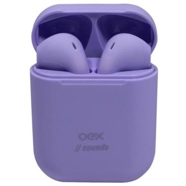 Imagem de Fone Ouvido Bluetooth 10 Metros Touch OEX Candy TWS11 Lilas