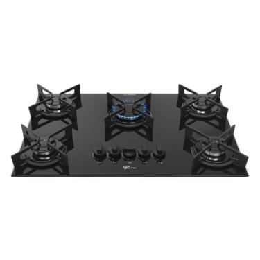 Imagem de Cooktop Fit Line Fischer 5 Bocas Tc Trempe Iron Vidro Preto Bivolt 36325-102672