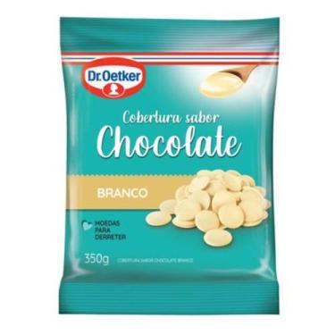 Imagem de Cobertura em Gotas Sabor Chocolate Branco 350g Dr. Oetker