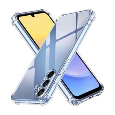 Imagem de Capinha Silicone Antichoque Transparente Compatível com Samsung A16 5G