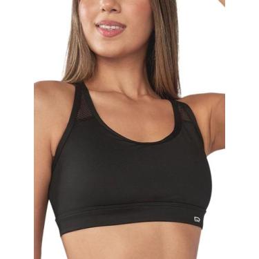 Imagem de Top Delrio Sport V600422 Feminino Bojo Removível Tule e Poliamida T. P