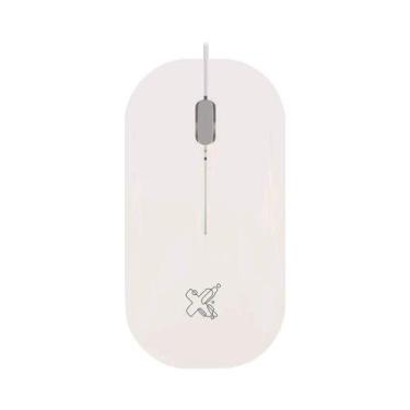 Imagem de Mouse Maxprint Surface, 1200DPI, 3 Botões, USB, Branco - 60000135