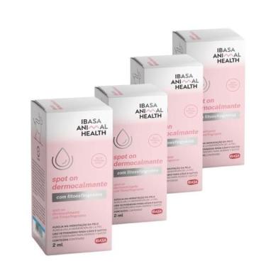 Imagem de Dermocalmante Ibasa Para Pele Sensivel Spot on 2ml Kit Com 4 Unidades